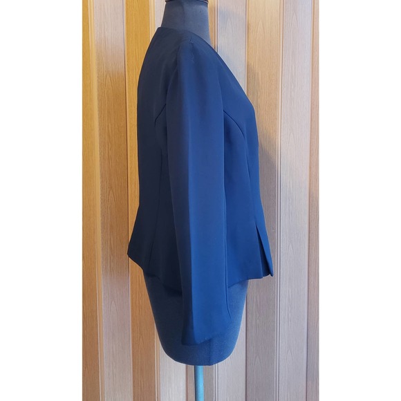 K Petiet size 12P black & lavender blazer - Picture 3 of 5